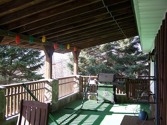 On deck looking west