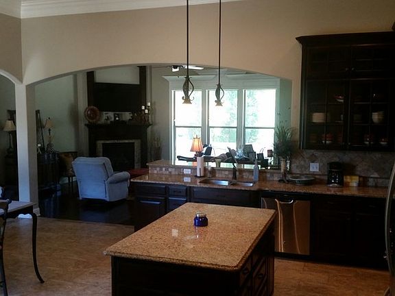 Kitchen continued : View through the kitchen from the garage door access.
