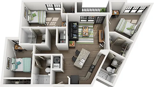 Floor plan Champion