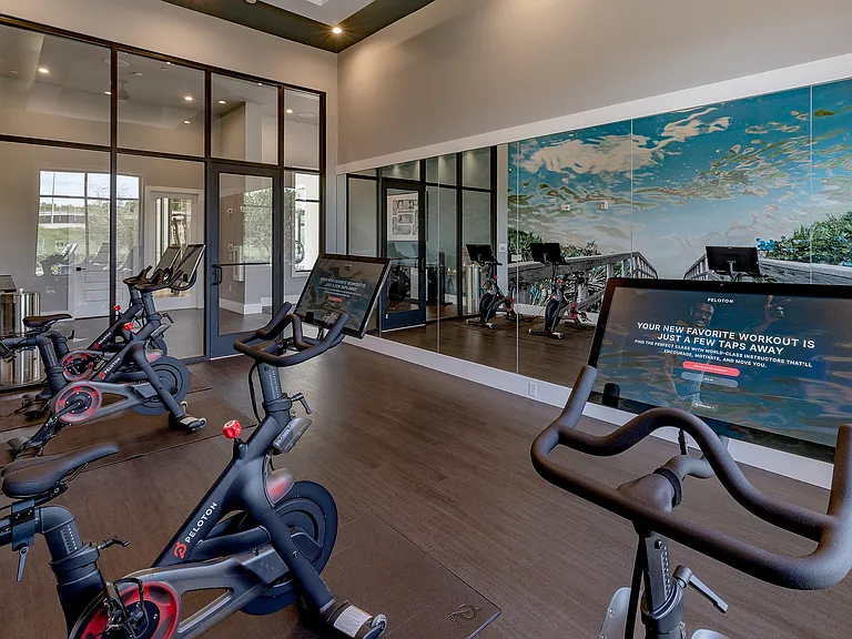 Convenient Peloton Room