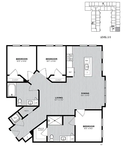 Floor plan C1