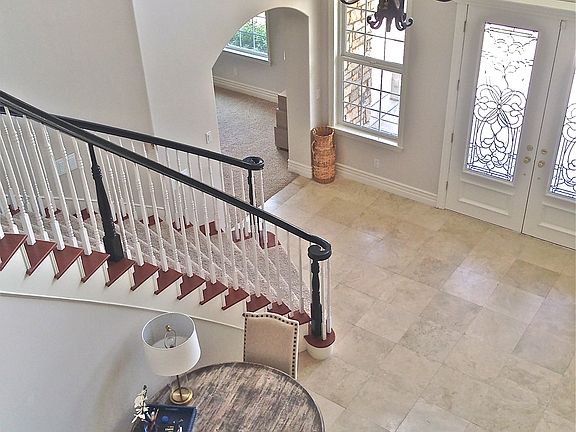 Spiral Stairs to Foyer