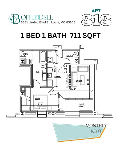 Floor plan 313