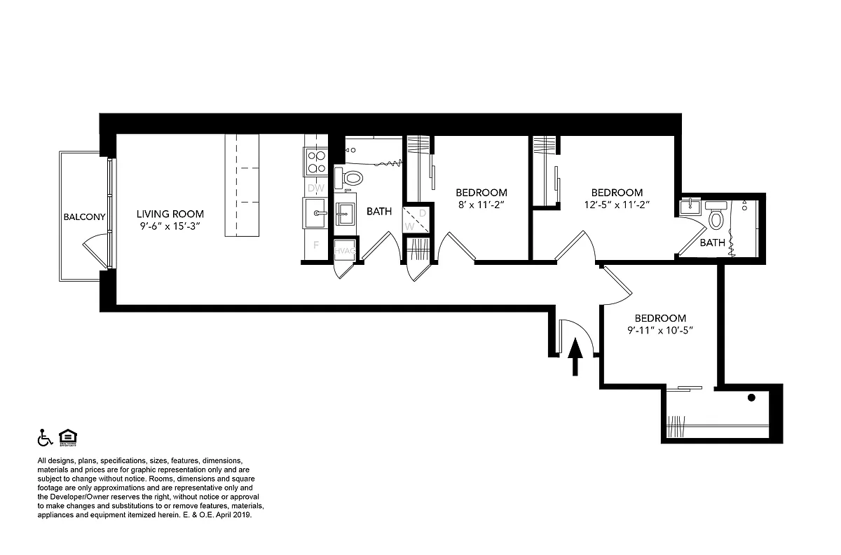 Floor plan The Ellington