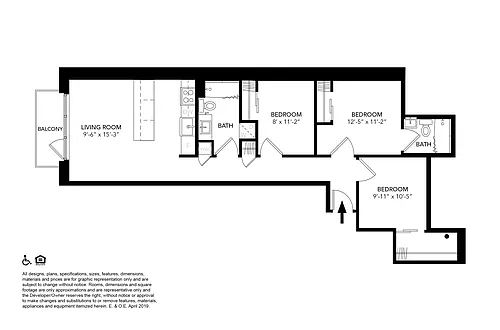 Floor plan The Ellington
