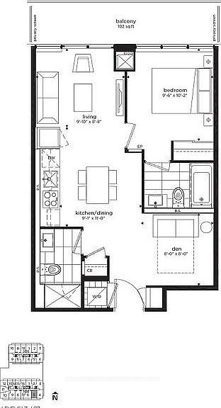 1st image of 195 Redpath Ave #2505