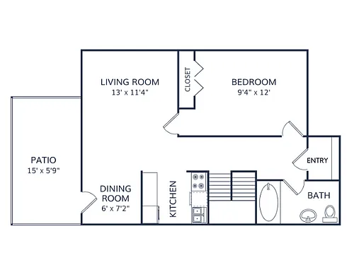 Floor plan The Barnum Townhome