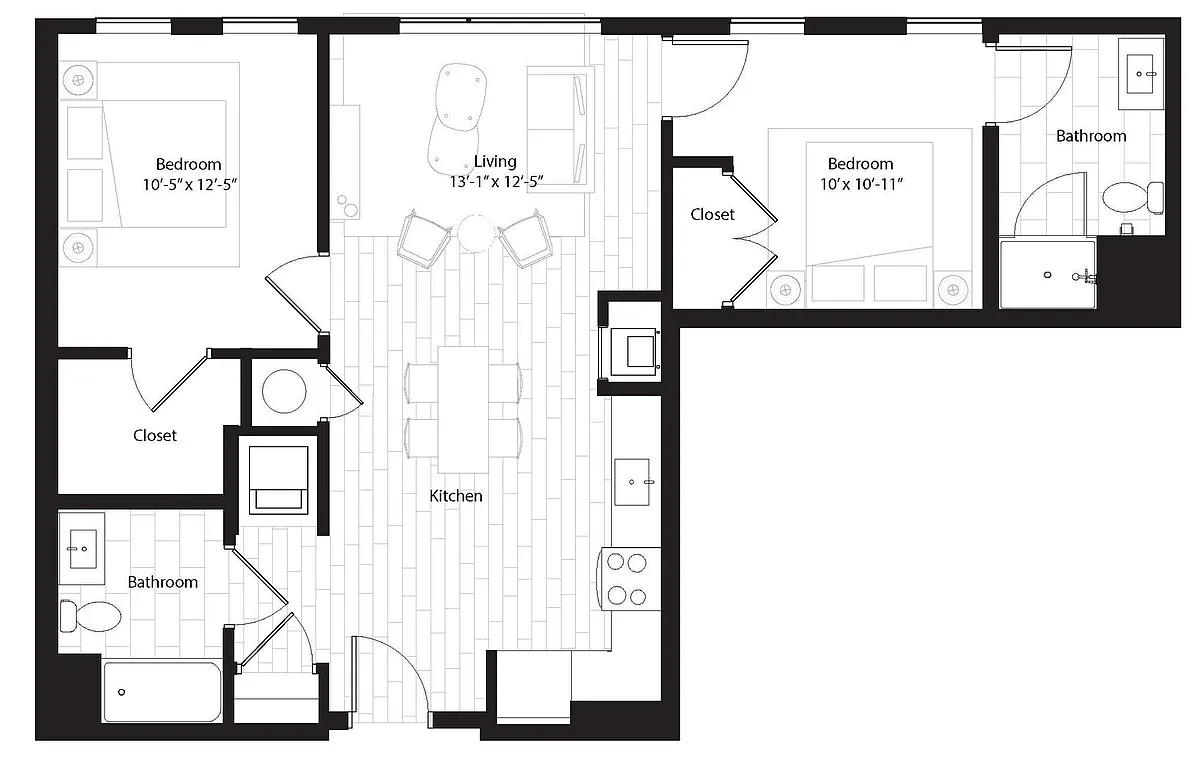 Floor plan B8