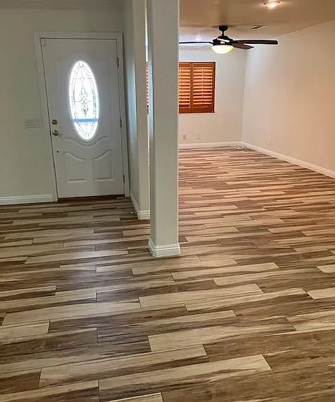 Front door and Huge Bonus Room