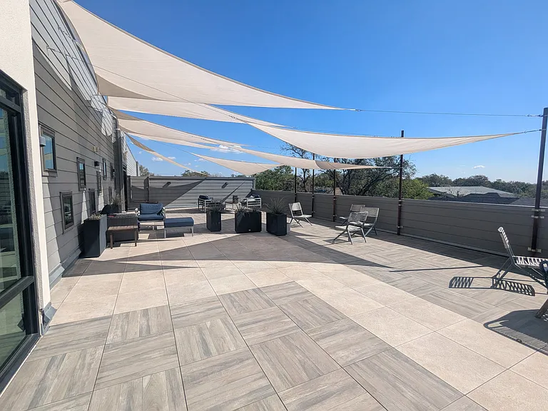 Community rooftop terrace