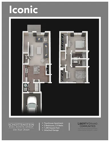 Floor plan Iconic Townhome