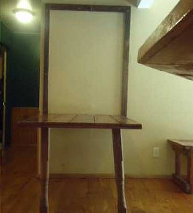 Built in-Folding table
