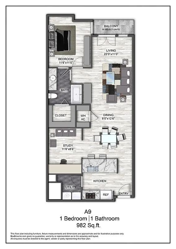 Floor plan A9