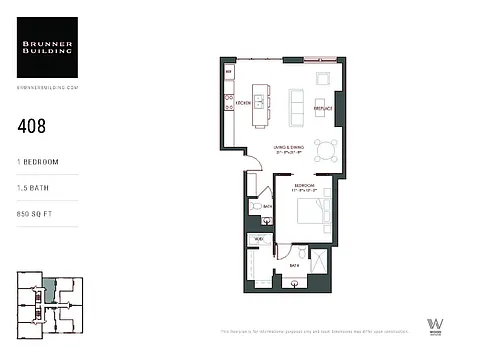 Floor plan 408