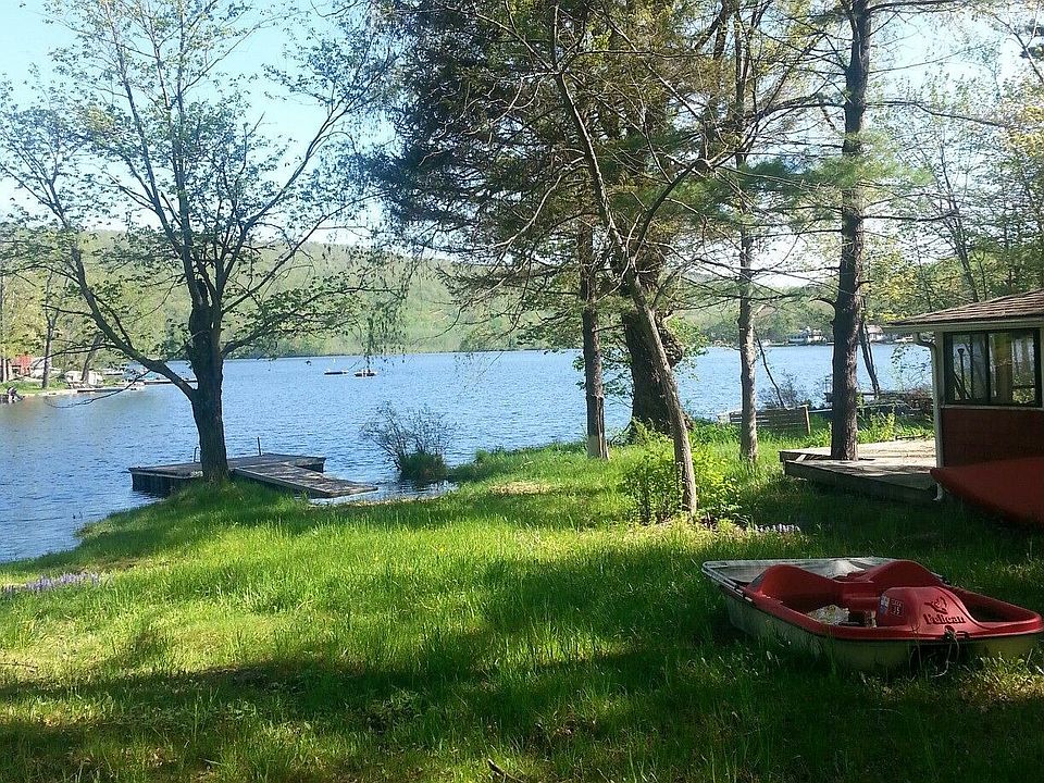 View from the yard and deck