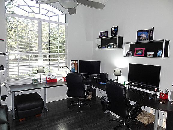 Study with Double Doors and Hardwood Floors and a Great Picture Window to Enjoy the View!