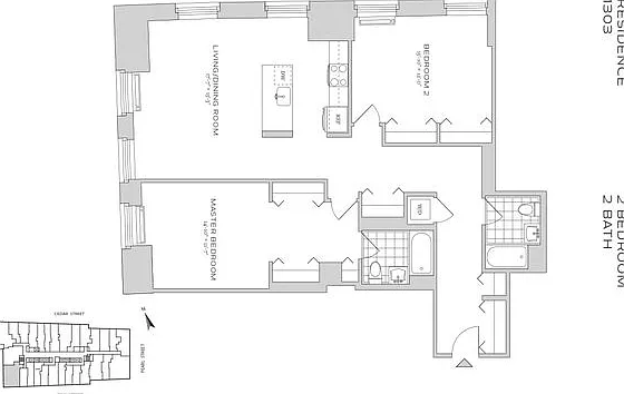 70 Pine St #1305 — Photo 2