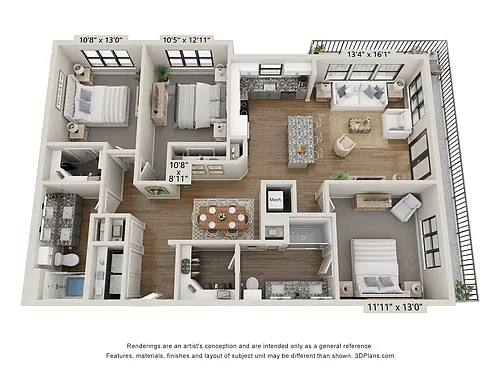 Floor plan C1