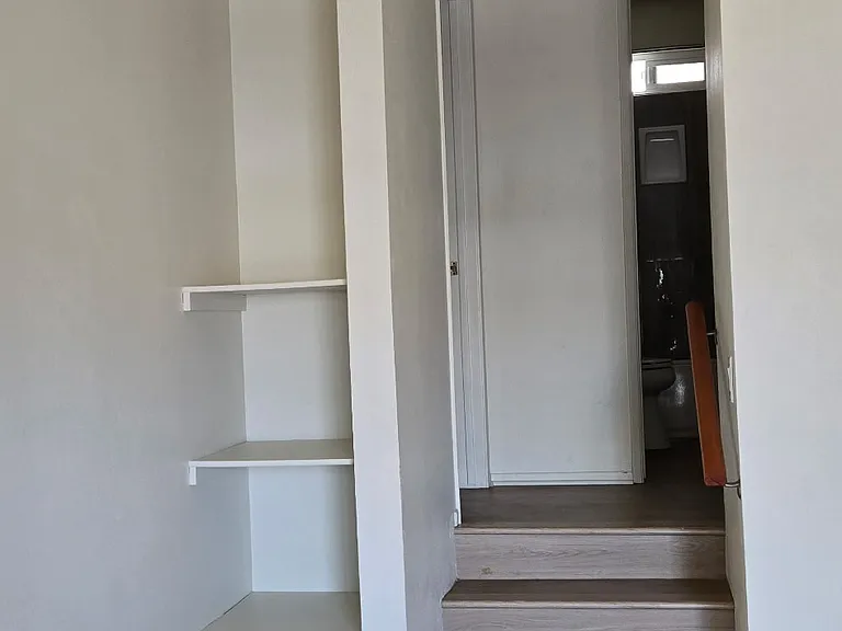 Steps up to bedrooms