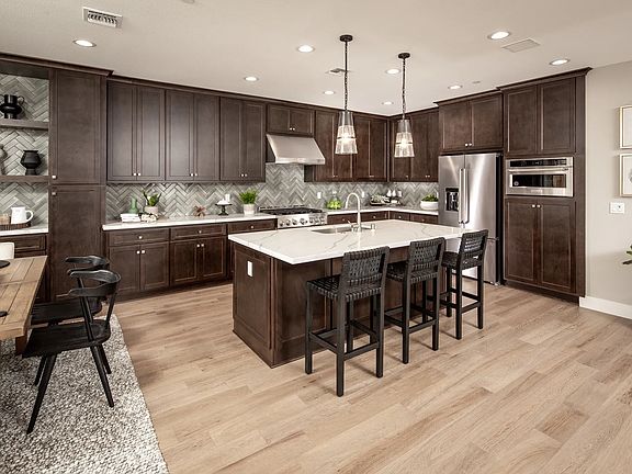 Bay House Plan 4 Model Kitchen