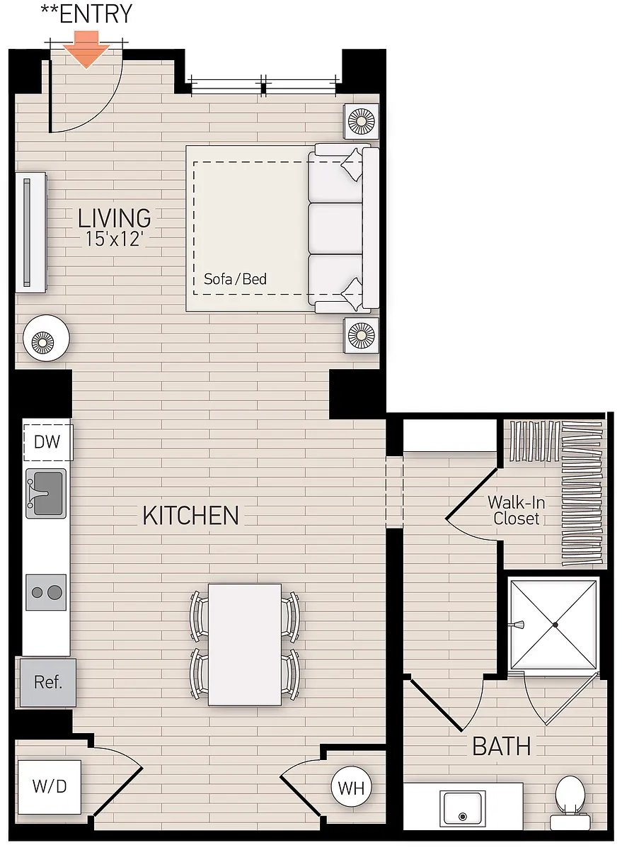 Floor plan Mirador - Plan 102