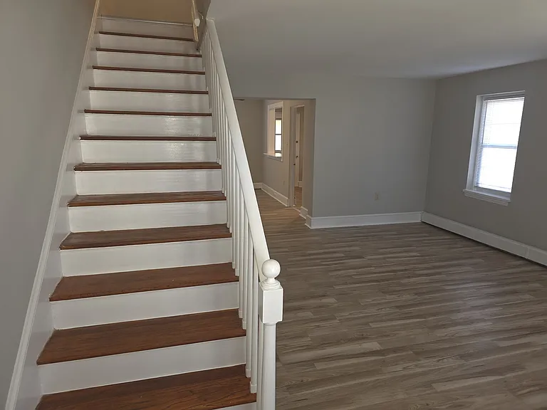 Living room and stairs