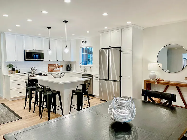 Kitchen and dining area