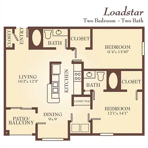 Floor plan Loadstar