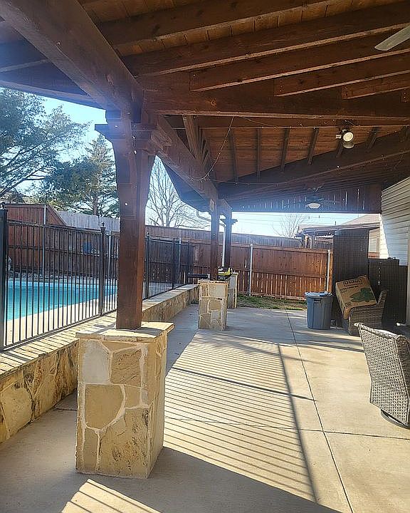 Pool and covered patio