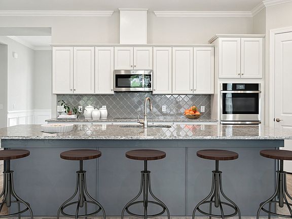 Kitchen with sprawling island