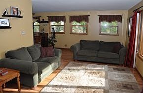 Living Room with Laminate Flooring