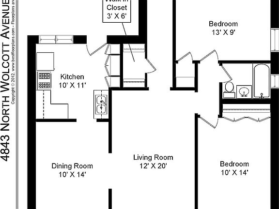 2nd image of 4839 N Wolcott Ave #2D