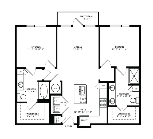 Floor plan B1