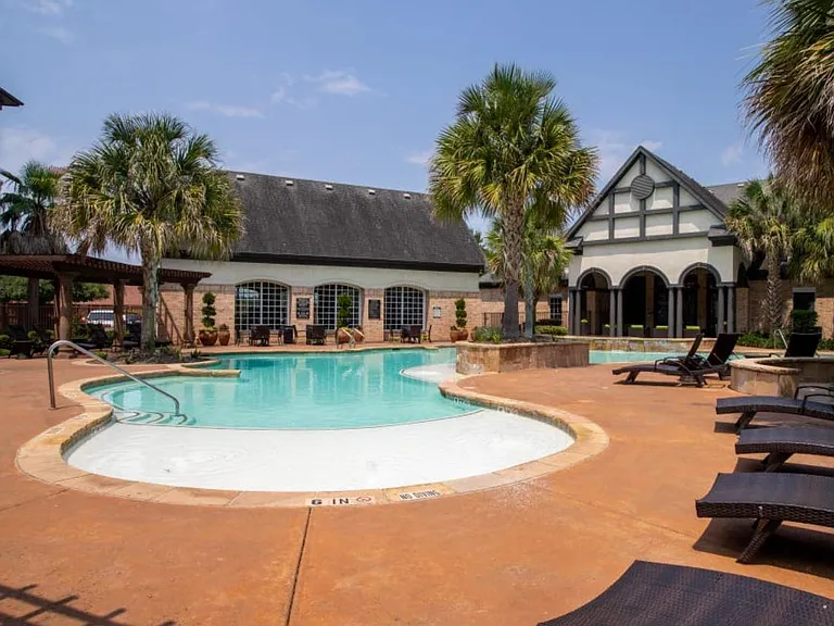 Resort style pool for relaxing