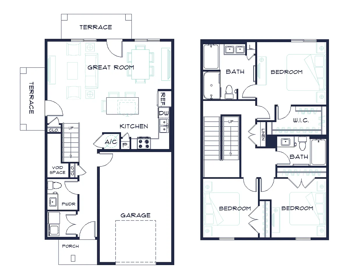 Floor plan TH2