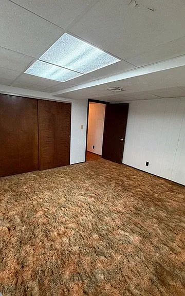 Other perspective of the largest basement room.
