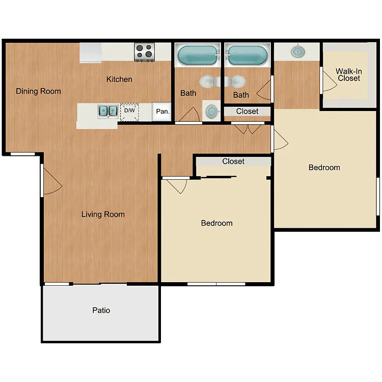 Floor plan Plan D