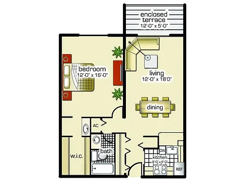 Floor plan Model S