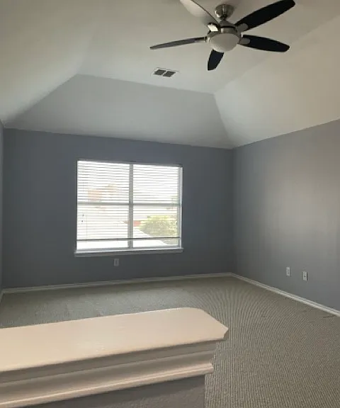 Loft area carpeted w/ceiling fan. Tons of space.