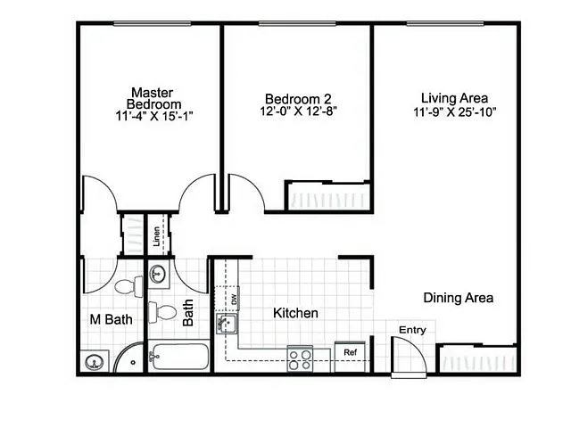 Floor plan B2BK