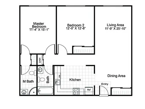Floor plan B2BK