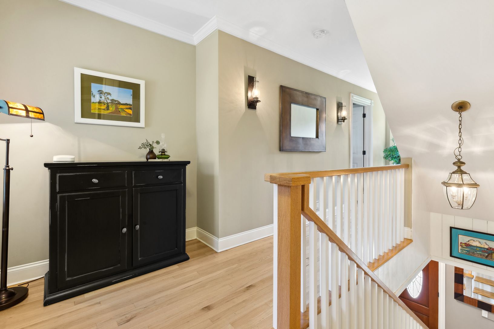  Second Floor Landing. The Second of 3 Full Baths are at the Top of the Staircase