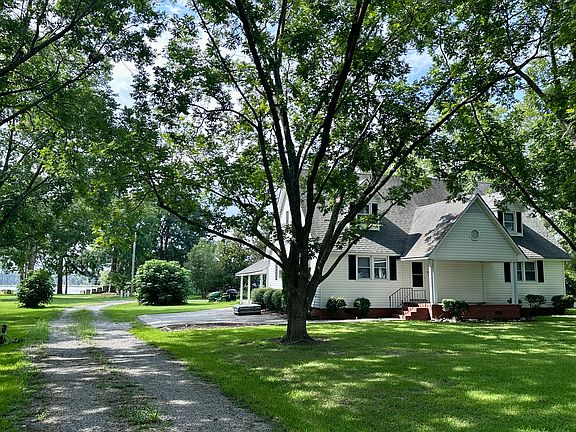 View of the Pungo Creek from the driveway