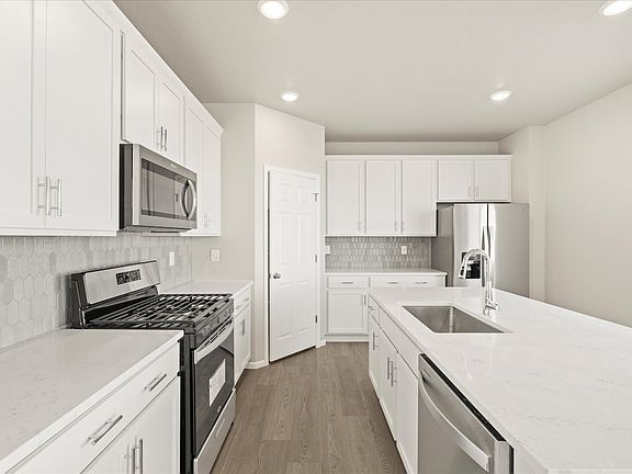 The Dillon floorplan interior image taken at a Meritage Homes community in Colorado Springs.