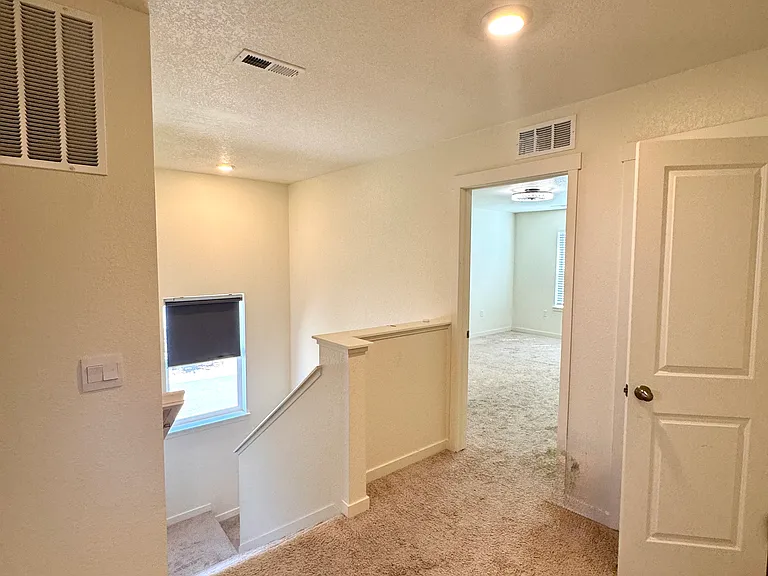 upstairs
