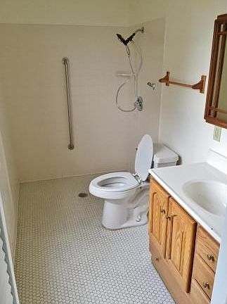 Easy entry shower