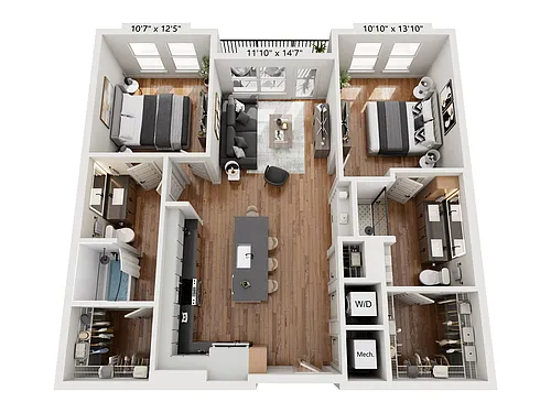 Floor plan B1
