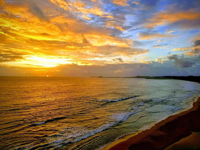 Morning Sunrise from the apartment balcony