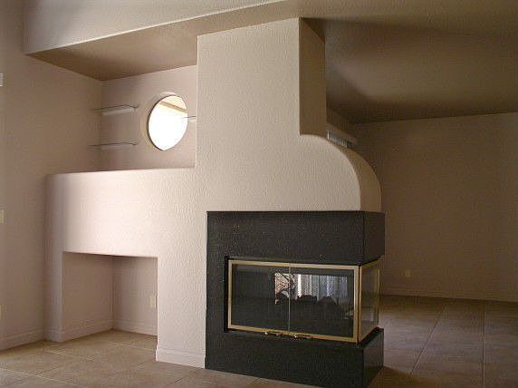 Downstairs Fireplace