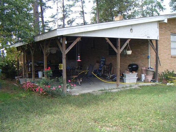 Covered back porch